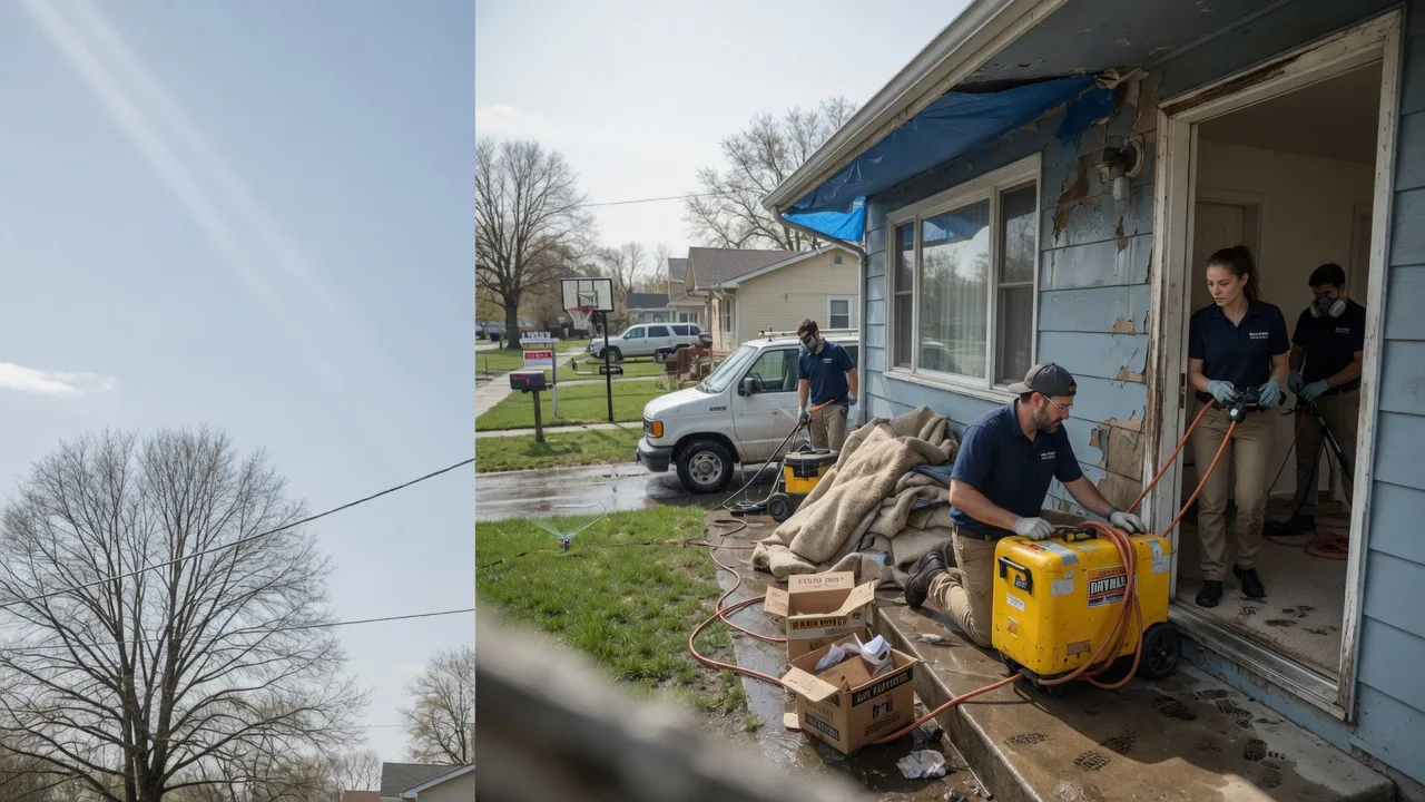 Basement Flood Cleanup in Sterling, ND near me